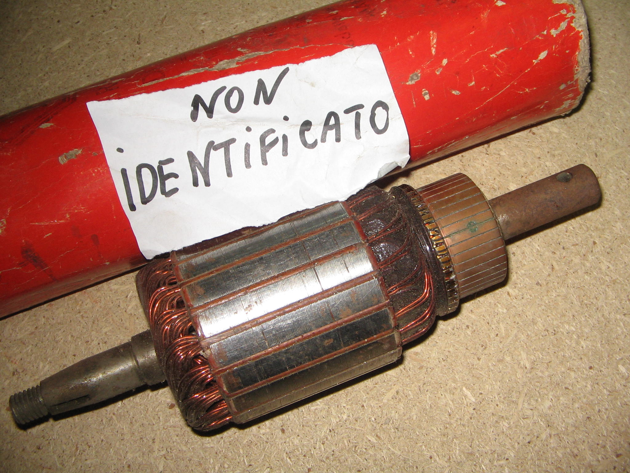 INDOTTO NON IDENTIFICATO N. 1312